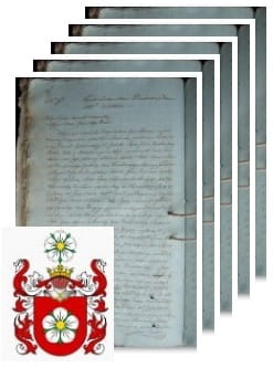 Przykładowe zdjęcie wywodu rodowitości szlacheckiej z 1816 roku, stron 5.jpg