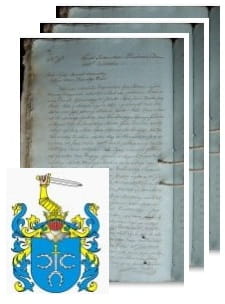 Przykładowe zdjęcie wywodu rodowitości szlacheckiej z 1816 roku, stron 3.jpg