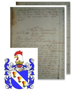 Przykładowe zdjęcie wywodu rodowitości szlacheckiej z 1802 roku, stron 2.jpg