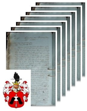 Przykładowe zdjęcie wywodu rodowitości szlacheckiej z 1811 roku, stron 7.jpg