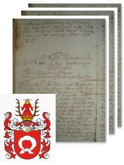 Przykładowe zdjęcie wywodu rodowitości szlacheckiej z 1801 roku, stron 3.jpg