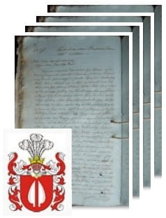 Przykładowe zdjęcie wywodu rodowitości szlacheckiej z 1816 roku, stron 4.jpg