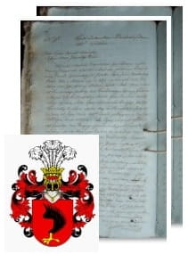 Przykładowe zdjęcie wywodu rodowitości szlacheckiej z 1816 roku, stron 2.jpg