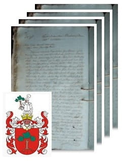Przykładowe zdjęcie wywodu rodowitości szlacheckiej z 1834 roku, stron 4.jpg