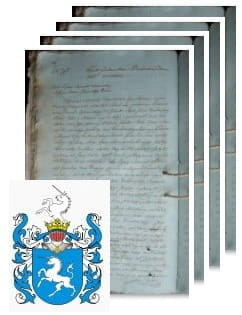 Przykładowe zdjęcie wywodu rodowitości szlacheckiej z 1816 roku, stron 4.jpg