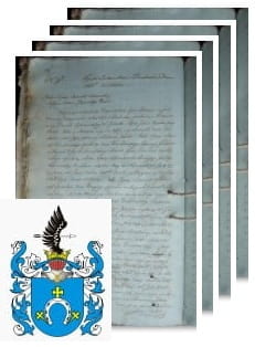 Przykładowe zdjęcie wywodu rodowitości szlacheckiej z 1812 roku, stron 4.jpg