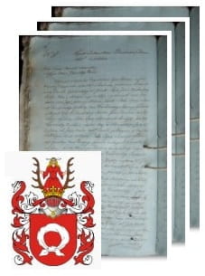 Przykładowe zdjęcie wywodu rodowitości szlacheckiej z 1816 roku, stron 3.jpg