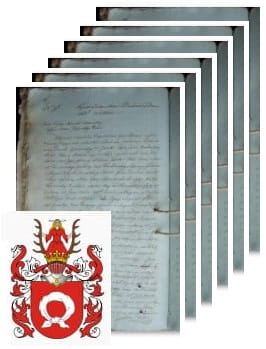 Przykładowe zdjęcie wywodu rodowitości szlacheckiej z 1816 roku, stron 6.jpg