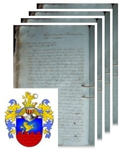 Przykładowe zdjęcie wywodu rodowitości szlacheckiej z 1812 roku, stron 4.jpg