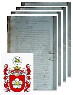 Przykładowe zdjęcie wywodu rodowitości szlacheckiej z 1815 roku, stron 4.jpg