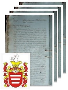 Przykładowe zdjęcie wywodu rodowitości szlacheckiej z 1813 roku, stron 04.jpg