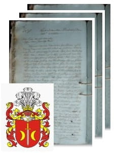 Przykładowe zdjęcie wywodu rodowitości szlacheckiej z 1804 roku, stron 3.jpg