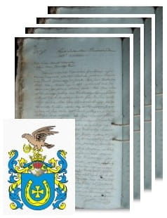 Przykładowe zdjęcie wywodu rodowitości szlacheckiej z 1812 roku, stron 4.jpg