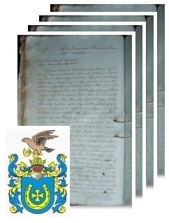 Przykładowe zdjęcie wywodu rodowitości szlacheckiej z 1806 roku, stron 4.jpg