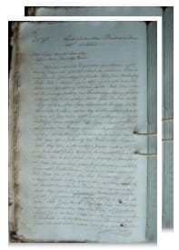 Przykładowe zdjęcie wywodu rodowitości szlacheckiej z 1803 roku, stron 2.jpg