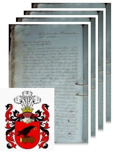 Przykładowe zdjęcie wywodu rodowitości szlacheckiej z 1805 roku, stron 4.jpg
