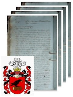 Przykładowe zdjęcie wywodu rodowitości szlacheckiej z 1811 roku, stron 4.jpg