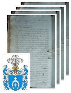 Przykładowe zdjęcie wywodu rodowitości szlacheckiej z 1806 roku, stron 4.jpg