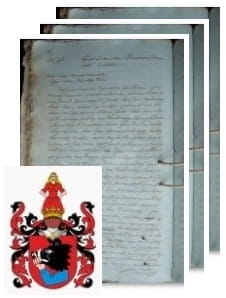Przykładowe zdjęcie wywodu rodowitości szlacheckiej z 1816 roku, stron 3.jpg