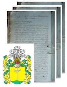 Przykładowe zdjęcie wywodu rodowitości szlacheckiej z 1816 roku, stron 3.jpg