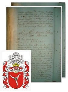 Przykładowe zdjęcie wywodu rodowitości szlacheckiej z 1802 roku, stron 2.jpg