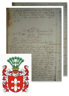 Przykładowe zdjęcie wywodu rodowitości szlacheckiej z 1802 roku, stron 2.jpg