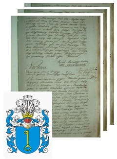 Przykładowe zdjęcie wywodu rodowitości szlacheckiej z 1802 roku, stron 3.jpg