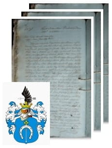 Przykładowe zdjęcie wywodu rodowitości szlacheckiej z 1816 roku, stron 3.jpg