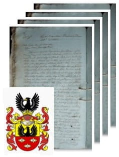 Przykładowe zdjęcie wywodu rodowitości szlacheckiej z 1805 roku, stron 4.jpg