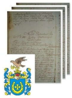 Przykładowe zdjęcie wywodu rodowitości szlacheckiej z 1802 roku, stron 3.jpg