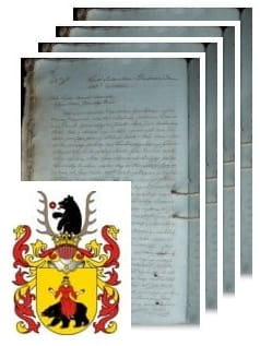 Przykładowe zdjęcie wywodu rodowitości szlacheckiej z 1812 roku, stron 4.jpg