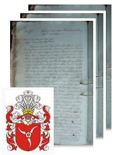 Przykładowe zdjęcie wywodu rodowitości szlacheckiej z 1811 roku, stron 3.jpg