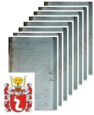 Przykładowe zdjęcie wywodu rodowitości szlacheckiej z 1805 roku, stron 8.jpg