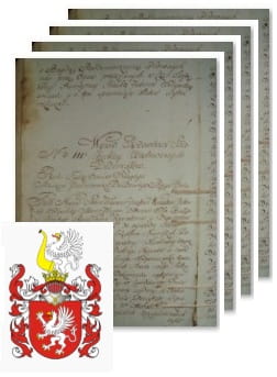 Przykładowe zdjęcie wywodu rodowitości szlacheckiej z 1802 roku, stron 4.jpg