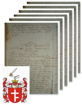 Przykładowe zdjęcie wywodu rodowitości szlacheckiej z 1802 roku, stron 6.jpg