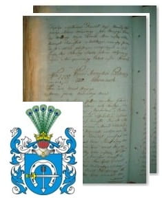 Przykładowe zdjęcie wywodu rodowitości szlacheckiej z 1802 roku, stron 2.jpg