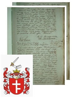 Przykładowe zdjęcie wywodu rodowitości szlacheckiej z 1802 roku, stron 2.jpg