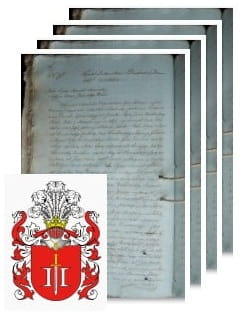 Przykładowe zdjęcie wywodu rodowitości szlacheckiej z 1816 roku, stron 4.jpg