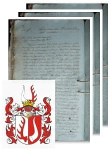 Przykładowe zdjęcie wywodu rodowitości szlacheckiej z 1816 roku, stron 3.jpg