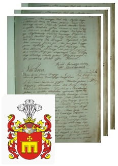 Przykładowe zdjęcie wywodu rodowitości szlacheckiej z 1802 roku, stron 3.jpg