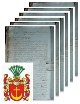 Przykładowe zdjęcie wywodu rodowitości szlacheckiej z 1807 roku, stron 6.jpg