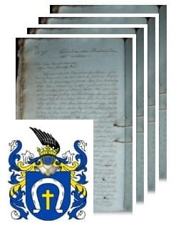 Przykładowe zdjęcie wywodu rodowitości szlacheckiej z 1816 roku, stron 4.jpg