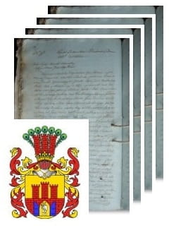 Przykładowe zdjęcie wywodu rodowitości szlacheckiej z 1806 roku, stron 4.jpg