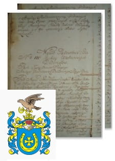 Przykładowe zdjęcie wywodu rodowitości szlacheckiej z 1802 roku, stron 2.jpg