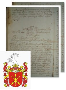 Przykładowe zdjęcie wywodu rodowitości szlacheckiej z 1802 roku, stron 2.jpg