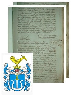 Przykładowe zdjęcie wywodu rodowitości szlacheckiej z 1802 roku, stron 2.jpg