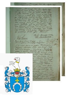 Przykładowe zdjęcie wywodu rodowitości szlacheckiej z 1802 roku, stron 2.jpg