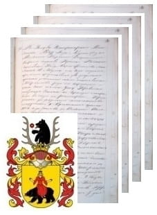 Przykładowe zdjęcie wywodu rodowitości szlacheckiej z 1839 roku, stron 4.jpg