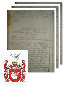 Przykładowe zdjęcie wywodu rodowitości szlacheckiej z 1802 roku, stron 3.jpg