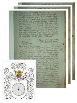 Przykładowe zdjęcie wywodu rodowitości szlacheckiej z 1802 roku, stron 3.jpg